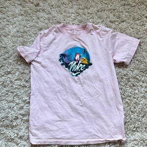 Nike Kids Light Pink Graphic Tee
